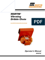 Martin Vibrating Dribble Chute: Operator's Manual