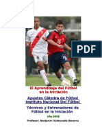 El Aprendizaje Del Futbol en La Iniciacion