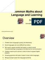 7 Common Myths About Language and Learning