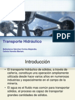 Transporte Hidraulico.