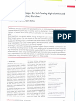 New Additive Packages For Self-Flowing High-Alumina and MgO Based Refractory Castables