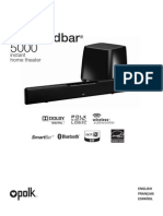 Polk Surroundbar 5000 Manual