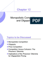 Monopolistic Competition and Oligopoly