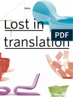 Domus Academy - Lost in Translation