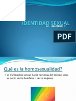 Identidad Sexual y Orientacion