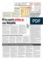 Thesun 2009-04-28 Page16 Msia Exports Picking Up Says Muhyiddin