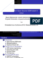 Open Source GSM Stack in Linux