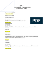 Quiz-2 Subject: Satellite Communication (8 Semester ECE)