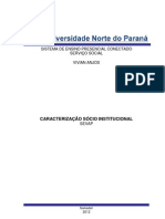 Caracterização Socio Institucional