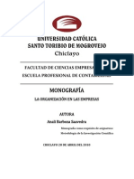 Monografia de Organizacion