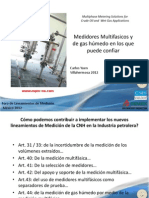 Medidores Multifasicos y de Gas Húmedo en Los Que