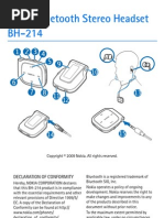 Nokia Bluetooth Stereo Headset BH-214