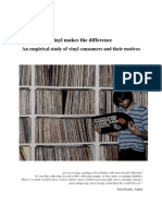 Research: Motives of Vinyl Use (Author: Robert Arndt)