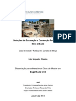 Inês Nogueira Oliveira - Soluções de Escavação e Contenção Periférica em Meio Urbano