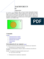 Determinacion de Un Conjunto Maria Soledad 