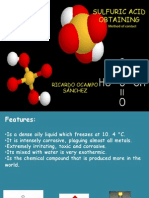 Sulfuric Acid Obtaining: Ricardo Ocampo Sánchez