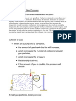 Factors That Affect Gas Pressure