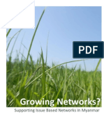 Growing Networks: Supporting Networks in Myanmar