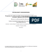 ÉTUDE DE CAS PROGRAMME PAYS MADAGASCAR Leviers Et Contraintes À La Mise en Place de La Contractualisation Dans La Filière Black Eyes (Source: CAPFIFA, Août 2012)