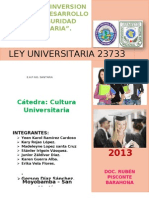 Ley Universitaria Terminado