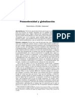 Revista - Archipielago - Posmodernidad y Globalizacion. Entrevista A Fredric Jameson