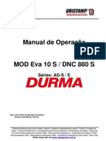 Manual de Operação Durma