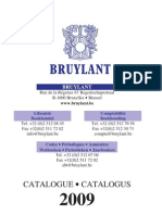 Catalog Bruylant 2009