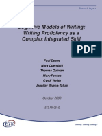 Cognitive Model of Writing