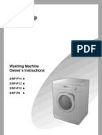 Washing Machine Owner S Instructions: SWF-P14 SWF-P12 SWF-P10 SWF-P8