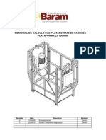 Memorial de Calculo Plataforma M-1M - r2