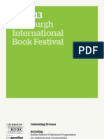 2013 Edinburgh International Book Festival Brochure