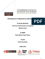 Programa de Formacion de Emprendedores - PLAN de NEGOCIO