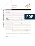 Application Forms - LPLT20 Cricket League