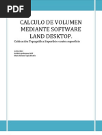 Calculo de Volumen Mediante Software Land Desktop