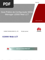 4) Guia Prático de Configuração WDM - Imanager U2000 Web LCT