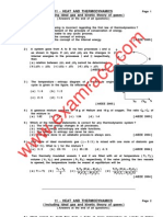 Physics Thermodynamics MCQ