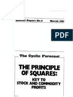 (Trading) The Cyclic Forecast - The Principle of Squares (According To Gann)