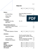 Year 1 Term 3 Checklist