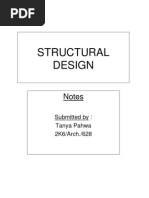 Structural Design Notes