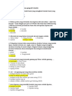 Contoh Soal Dan Jawaban Geografi Litosfer