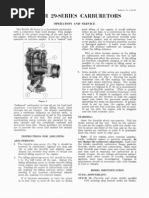 Zenith Carburetor Model 29 Service Manual