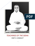 Teachings of The Sidhas - Part 3 - Conduct