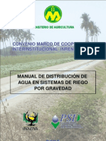 Distribucion Agua Sistemas Riego Por Gravedad