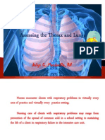 The Thorax and Lungs Assessment (Autosaved)