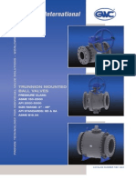 GWC Valve International Trunnion Mounted Ball Valve