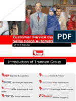 Presentation On TCS Customer Service Center & Sales Force Automation