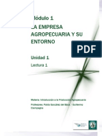 Lectura 1 - La Empresa Agropecuaria y Su Entorno