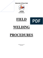 Field Welding Procedures Manual - Contractor Version