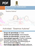 Planificación Educación Parvularia