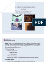 Aging of Polymeric Materials